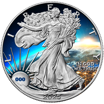 2025 Chromatics Silver Eagle - Earth by Night Edition