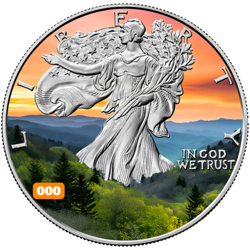 2025 Silver Eagle - Great Smoky Mountains - National Parks Series