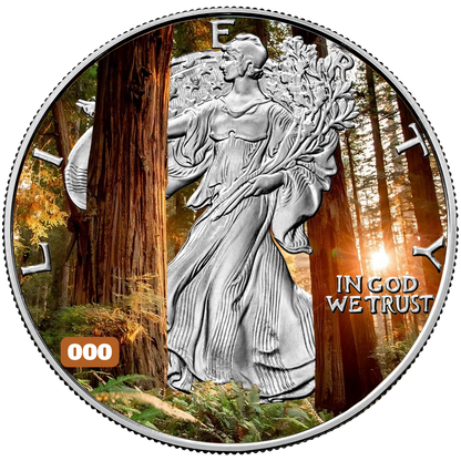 2025 Silver Eagle - Redwood National and State Parks - National Parks Series