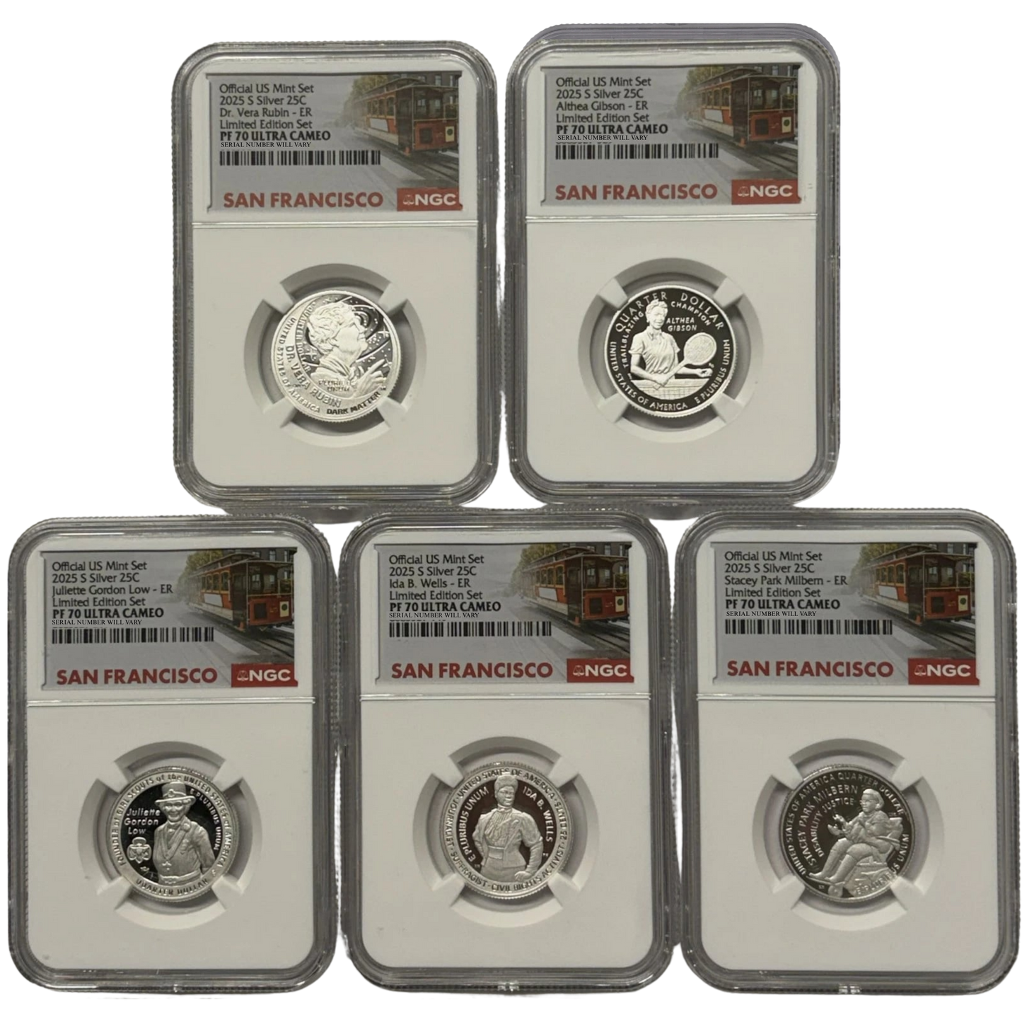 2025-S American Women Silver Quarter Limited Edition Set - NGC PF70UCAM ER Grab Bag