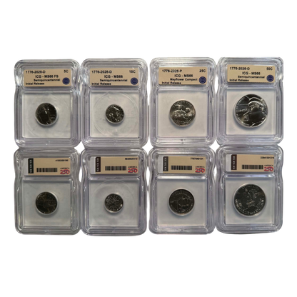 2026 America 250th Semiquincentennial 8-Piece Set ICG MS66 Initial Release