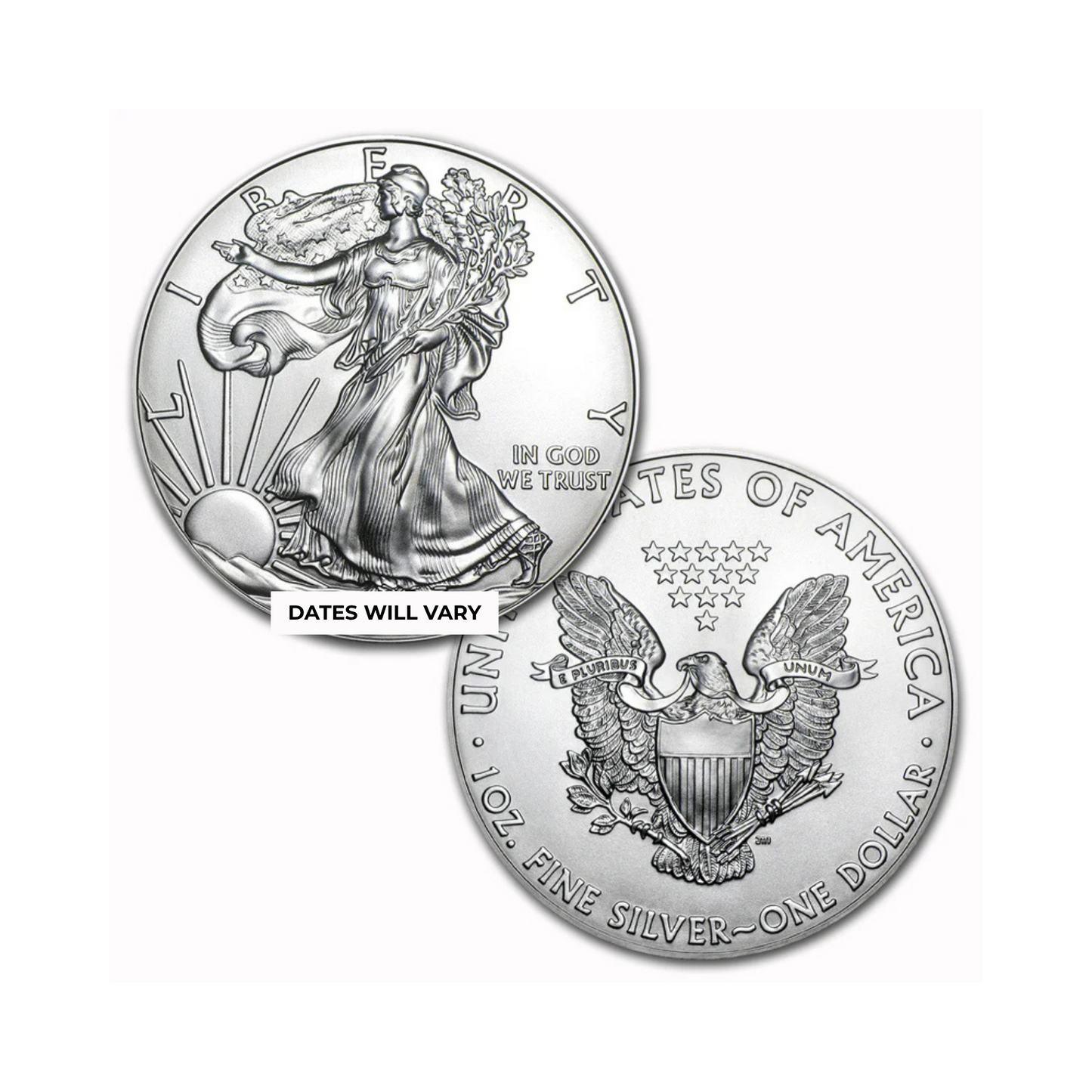 Silver Eagle Brilliant Uncirculated Grab Bag - CoinsTV