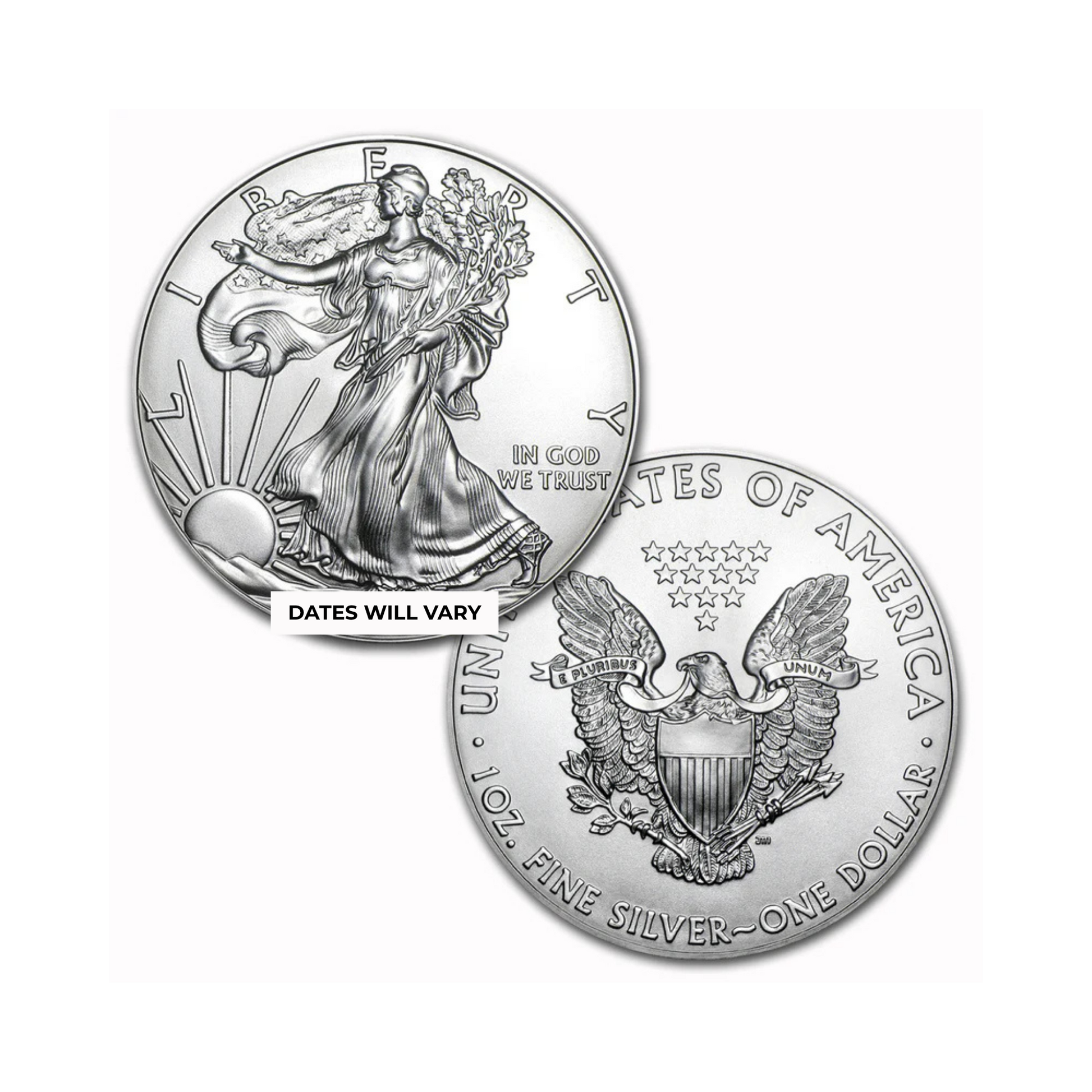 Silver Eagle Brilliant Uncirculated Grab Bag - CoinsTV