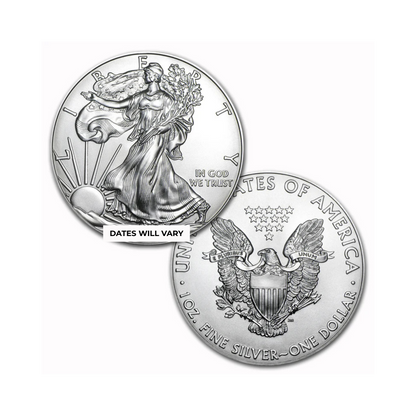 Silver Eagle Brilliant Uncirculated Grab Bag - CoinsTV