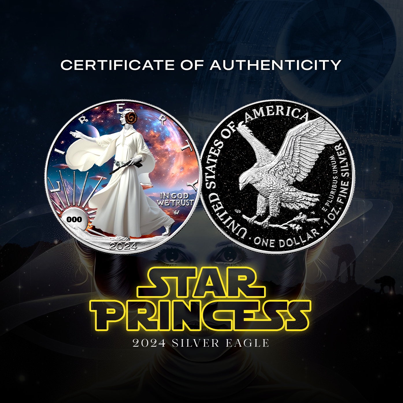 2024 Star Princess Silver Eagle 1 oz Silver