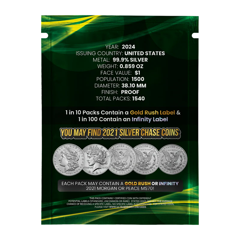 UltraBreaks Silver Dollar Legends II - Proof & Reverse Proof