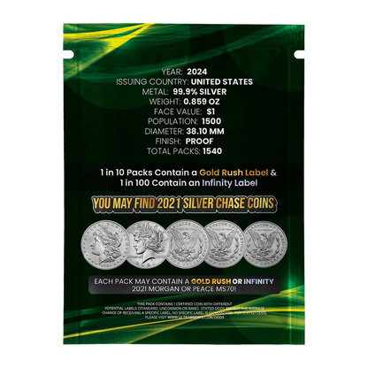 UltraBreaks Silver Dollar Legends II - Proof & Reverse Proof