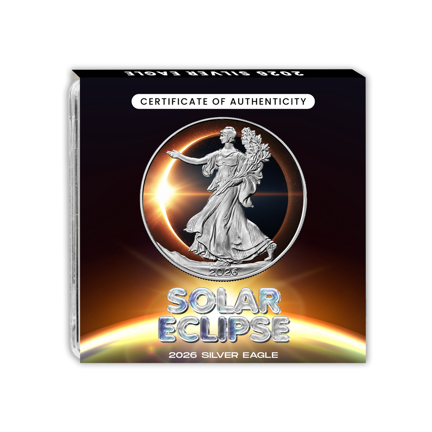 2026 Silver Eagle - Solar Eclipse