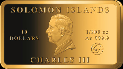 2024 Solomon Islands Statue of Liberty 1/200 oz Gold