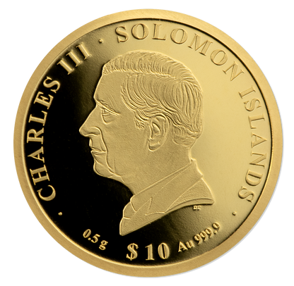 2025 Solomon Islands Machu Picchu 0.5g Gold - CoinsTV