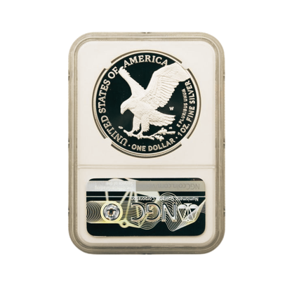 2025-W Silver Eagle Laser Engraved Privy - Star Label - NGC PF69UC FDOI - CoinsTV