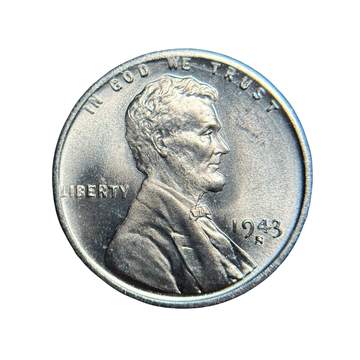 1943-S Lincoln Steel Cent - Uncirculated - CoinsTV