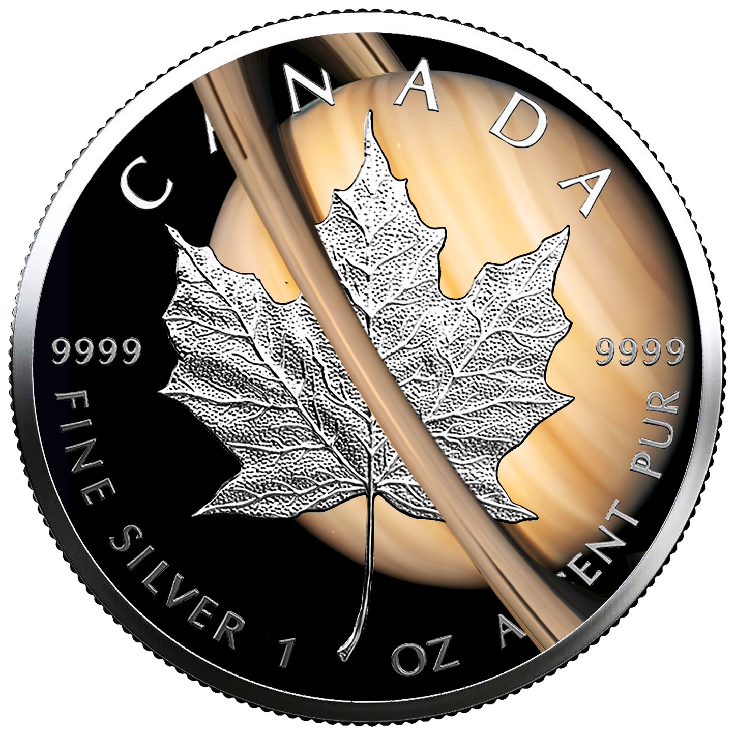 2026 Saturn Maple Leaf - Planets of the Solar System Series