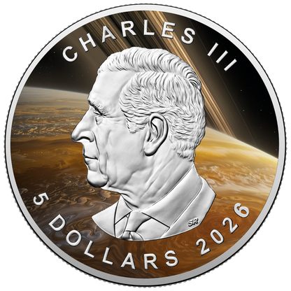 2026 Saturn Maple Leaf - Planets of the Solar System Series