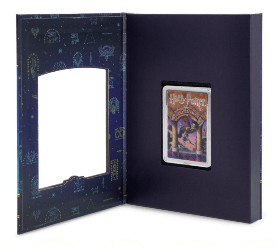Harry Potter Book Covers: Harry Potter and The Sorcerers Stone 2 oz Silver