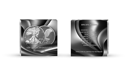 2025 U.S. Eagle Silver Ring Edition 1 oz Silver Coin - CoinsTV