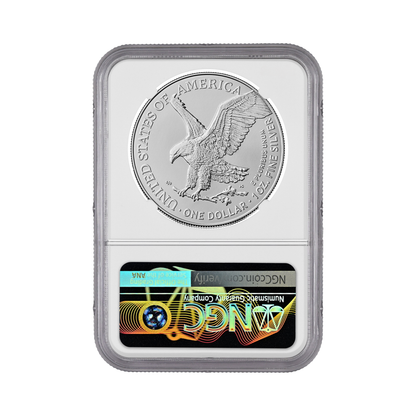2026 Silver Eagle - Michael Gaudioso Signature - NGC MS70 FDOI - CoinsTV