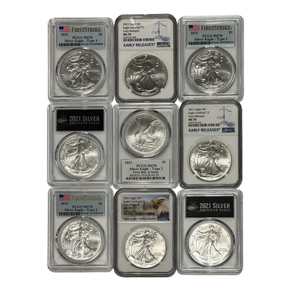 Silver Eagle Dollar Grab Bag MS70 - CoinsTV