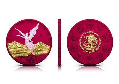 2024 Mexico Libertad Space Pink Opal Edition 1 oz Silver Coin - CoinsTV