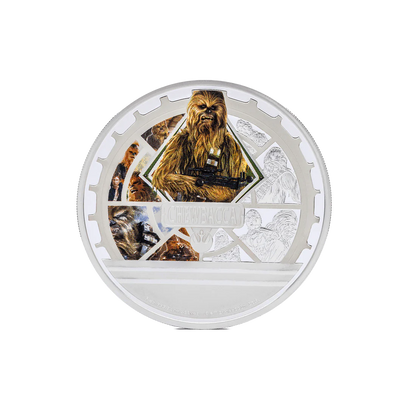 Star Wars - Chewbacca 3 oz Silver - CoinsTV