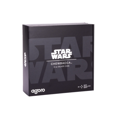 Star Wars - Chewbacca 3 oz Silver - CoinsTV
