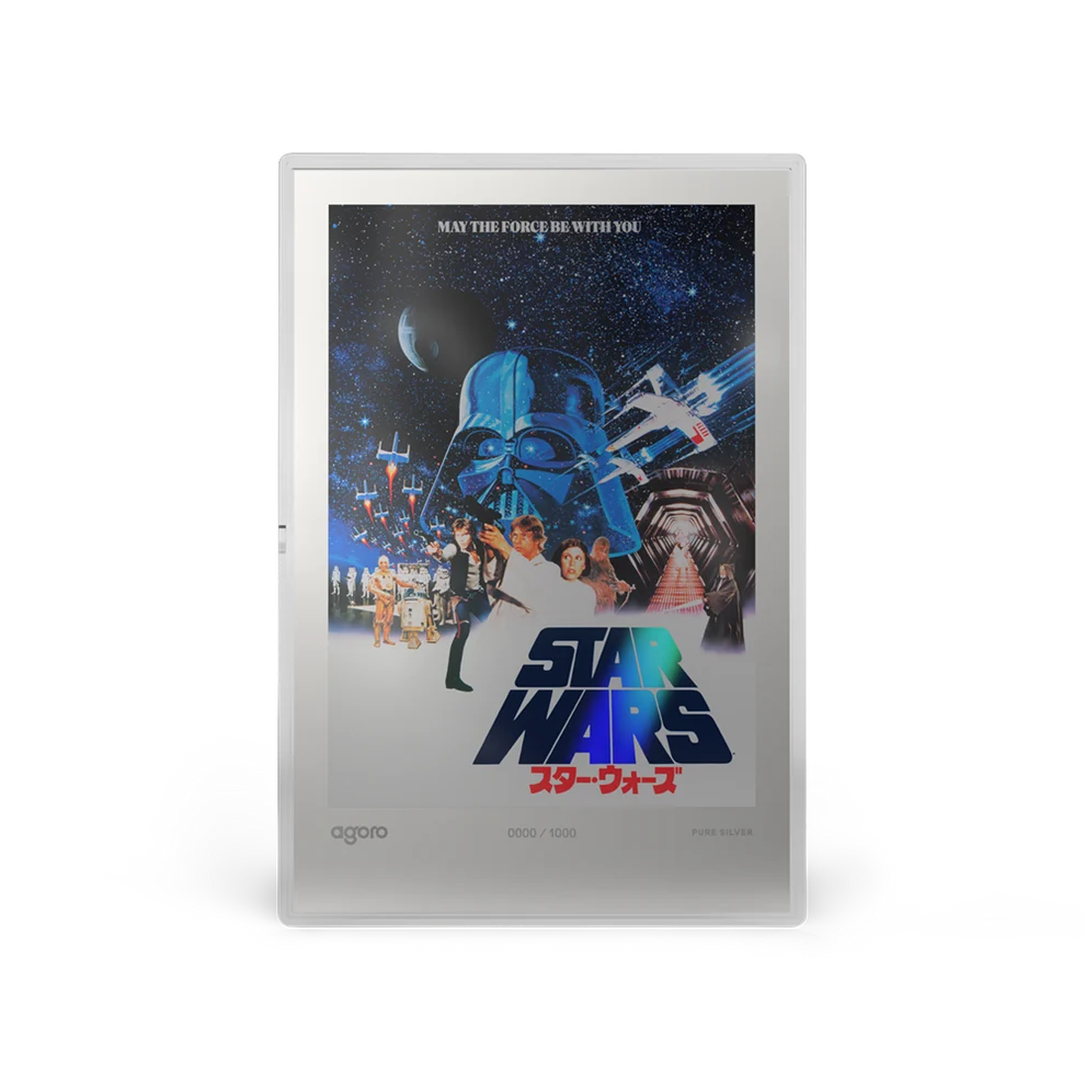 2026 Niue Star Wars™ Japanese Movie Poster - A New Hope™ 20g Silver Collectible Foil