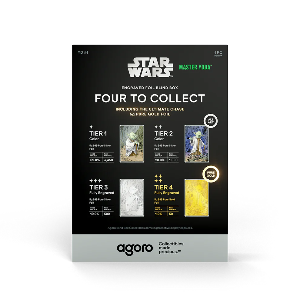 2026 Niue 5g Star Wars: Master Yoda Blind Box - CoinsTV