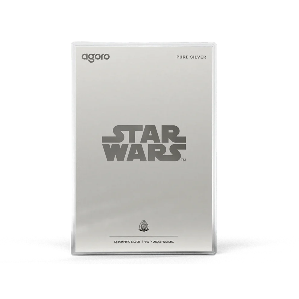 Sketch Art: Darth Vader 5gm Silver Foil Agoro - CoinsTV