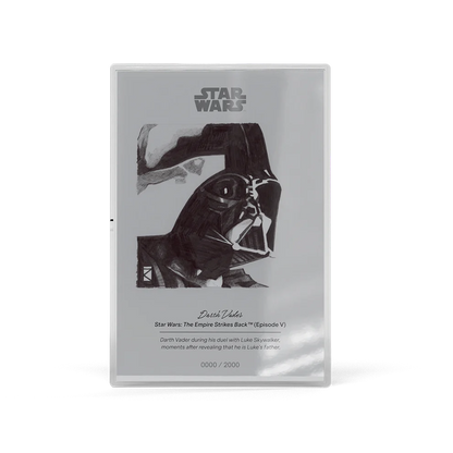 Sketch Art: Darth Vader 5gm Silver Foil Agoro - CoinsTV
