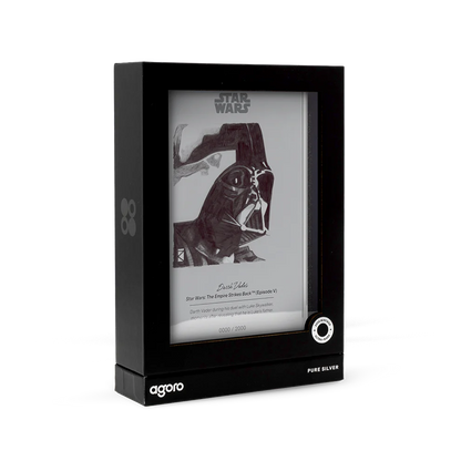 Sketch Art: Darth Vader 5gm Silver Foil Agoro - CoinsTV
