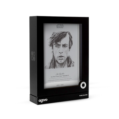 Sketch Art: Luke Skywalker 5gm Silver Foil Agoro - CoinsTV