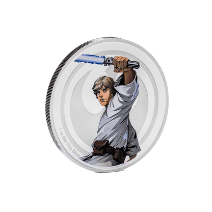 2024 Star Wars Versus Medallion - Luke & Darth Vader 1 oz Silver