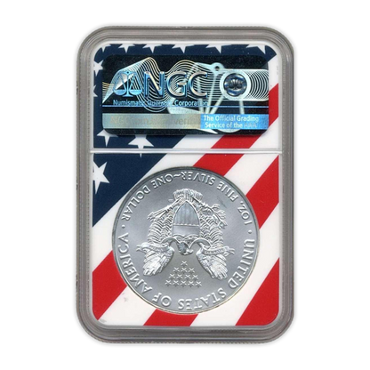 2020(S) Silver Eagle San Francisco - Emergency Production - NGC MS69 Limited Flag Core - CoinsTV