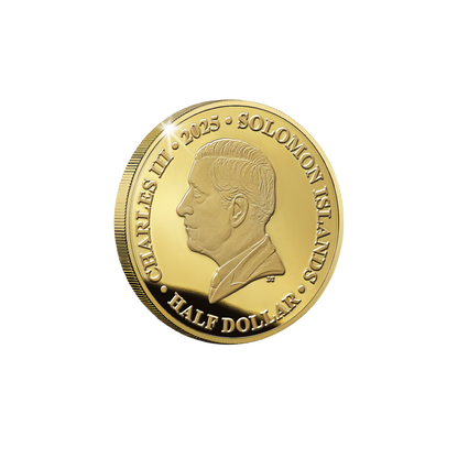 2025 Solomon Islands DC Catwoman Gold Plated 27.5g CN Coin in Card