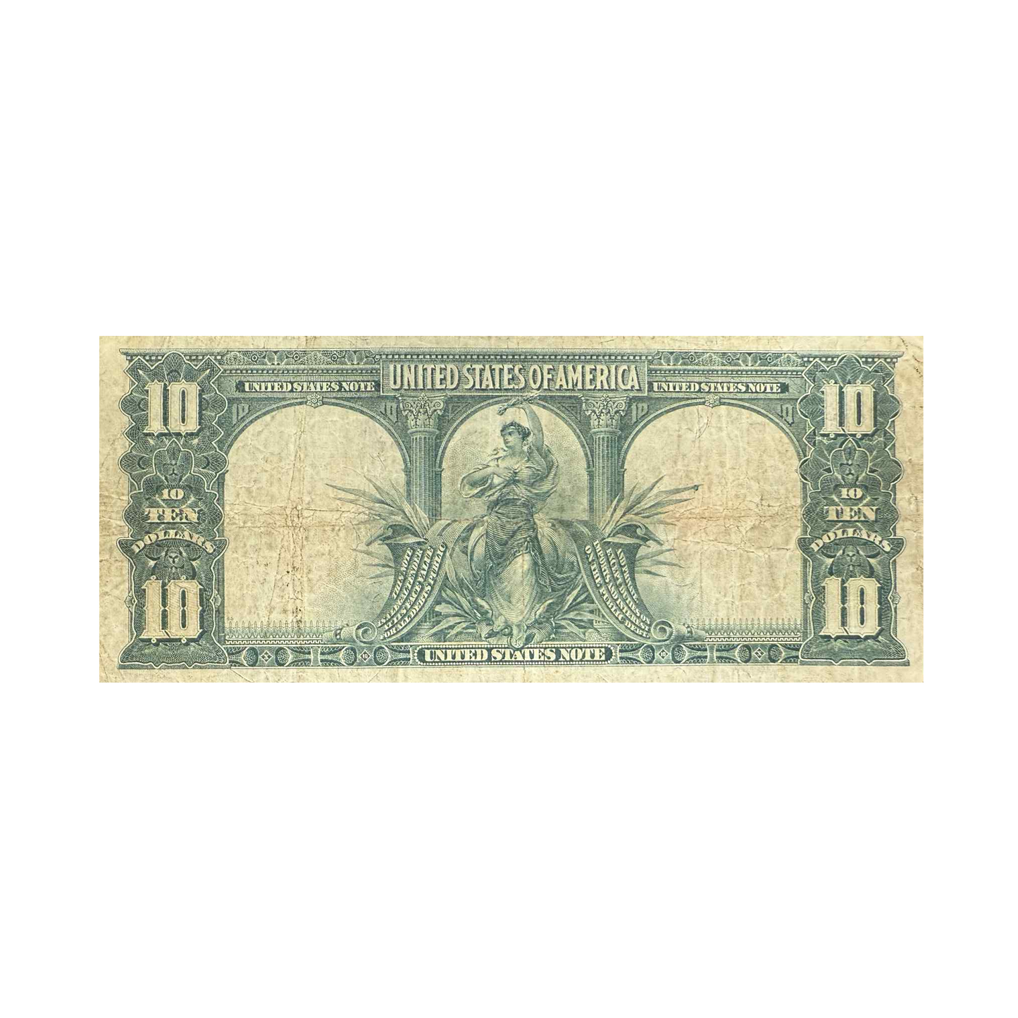 1901 $10 Bison Currency Note