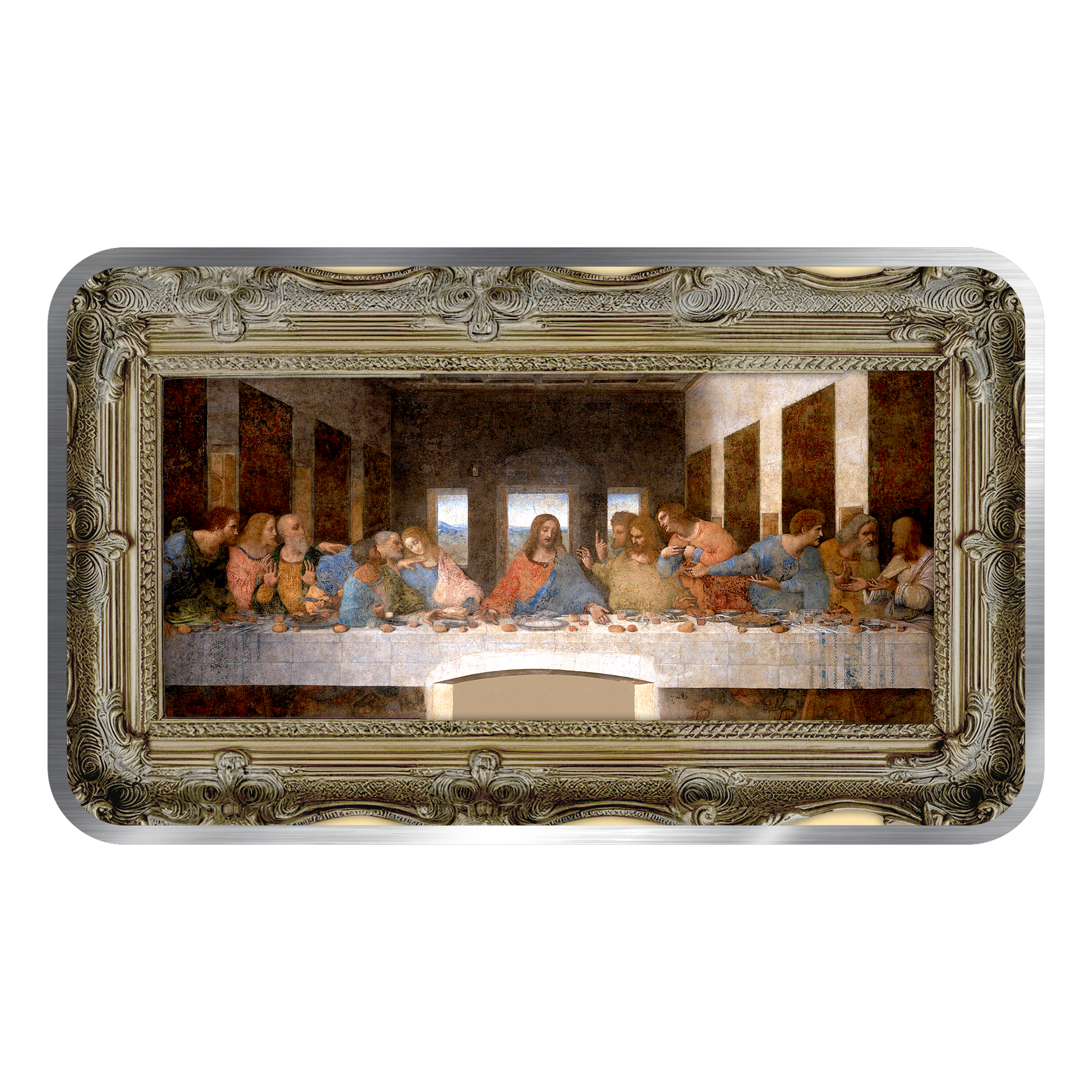 Chromatics Last Supper Silver Bar 1 oz Silver - Fine Art Series - CoinsTV