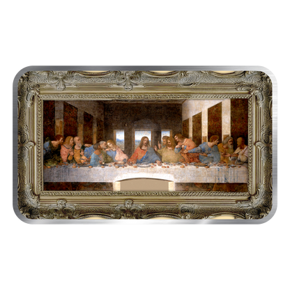 Chromatics Last Supper Silver Bar 1 oz Silver - Fine Art Series - CoinsTV