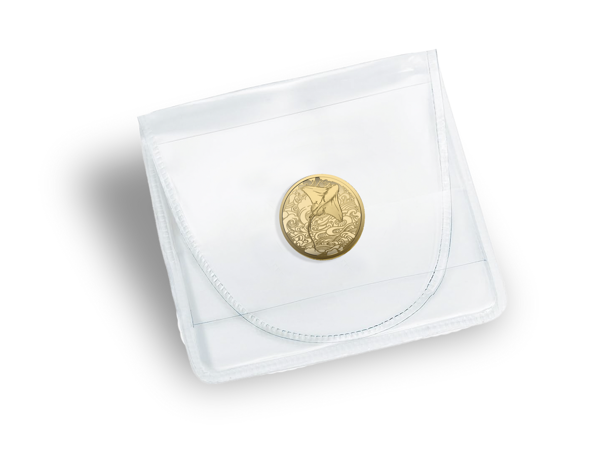 2026 Pitcairn Islands Ocean Wonders Stingray 0.5g Gold Coin