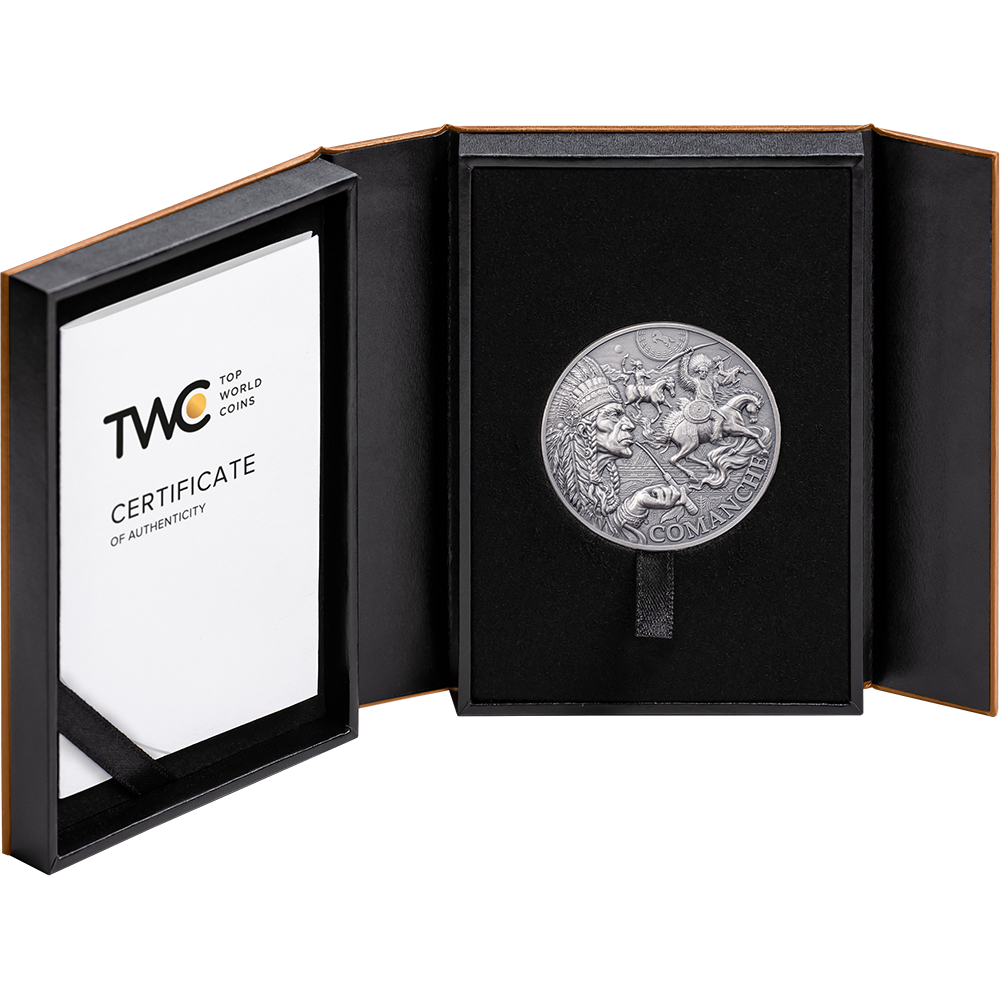 2024 Cameroon Tribal Spirit Comanche UHR 2 oz SIlver - CoinsTV