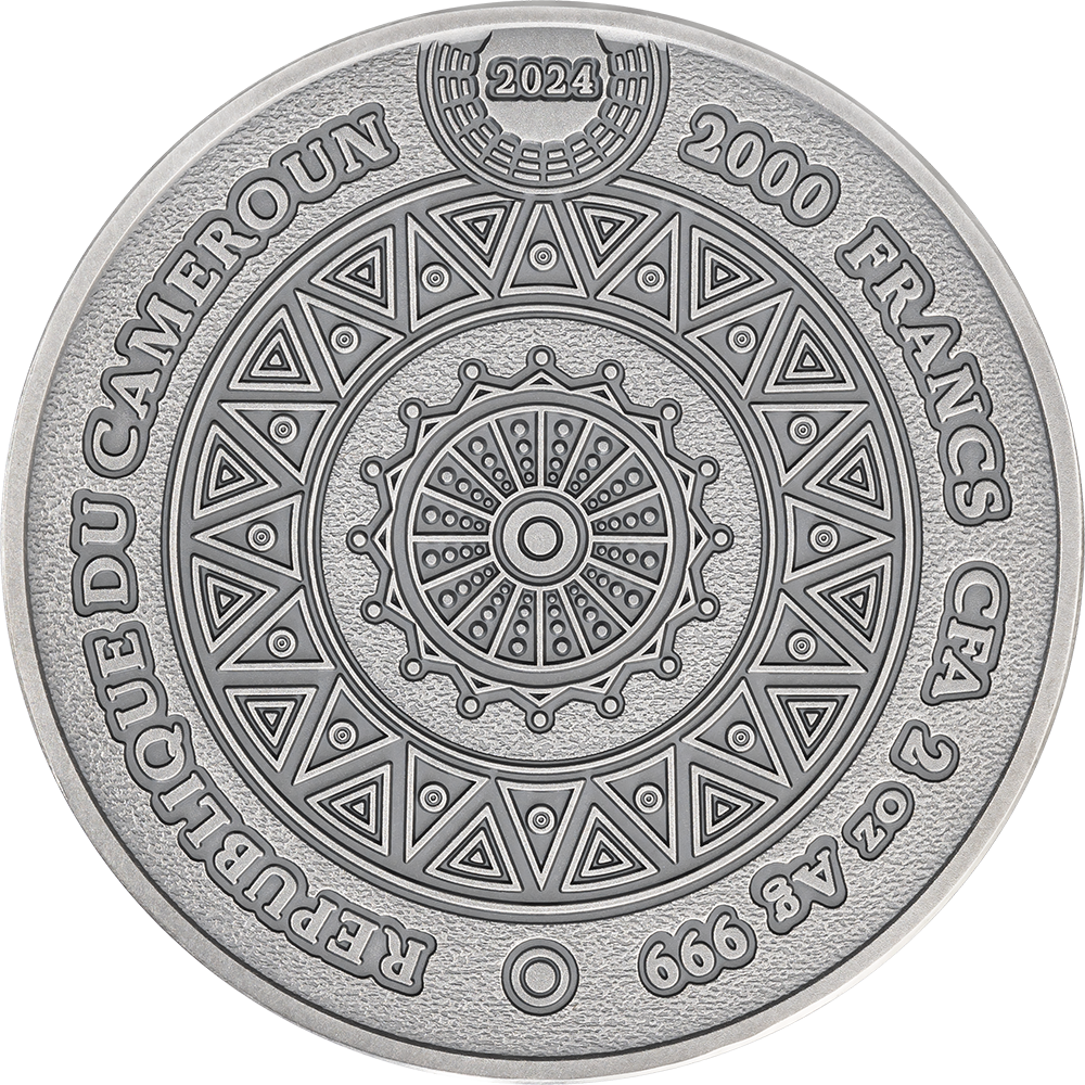 2024 Cameroon Tribal Spirit Comanche UHR 2 oz SIlver - CoinsTV