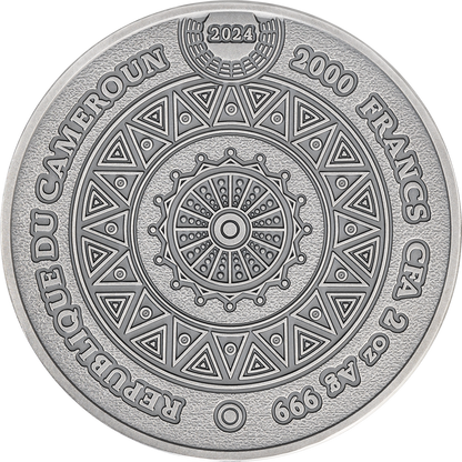 2024 Cameroon Tribal Spirit Comanche UHR 2 oz SIlver - CoinsTV