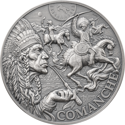 2024 Cameroon Tribal Spirit Comanche UHR 2 oz SIlver - CoinsTV