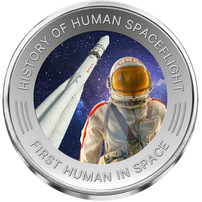2025 Ghana First Human in Space 1 oz Titanium Coin