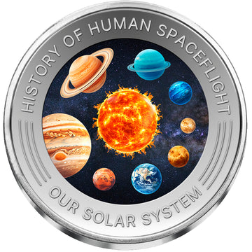 2025 Ghana Solar System 1 oz Titanium Coin