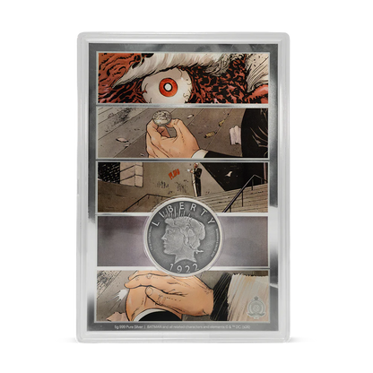 2026 Niue Two-Face's Collectible - 1/2 oz Silver Coin + 5g Silver Foil Set - CoinsTV