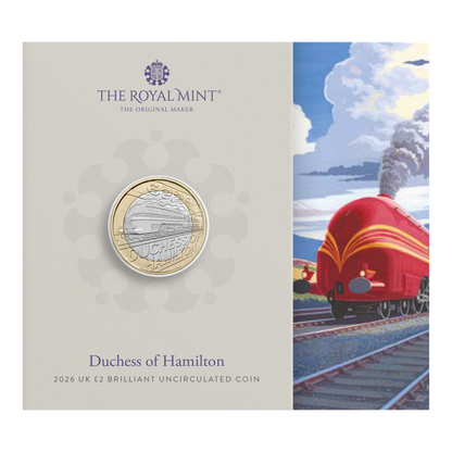 2026 Great Britain Duchess of Hamilton 2 Pound 12g CN Coin in Card