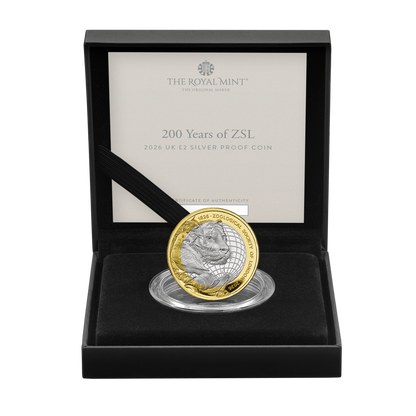 2026 Great Britain Zoological Society of London 12g Silver Coin