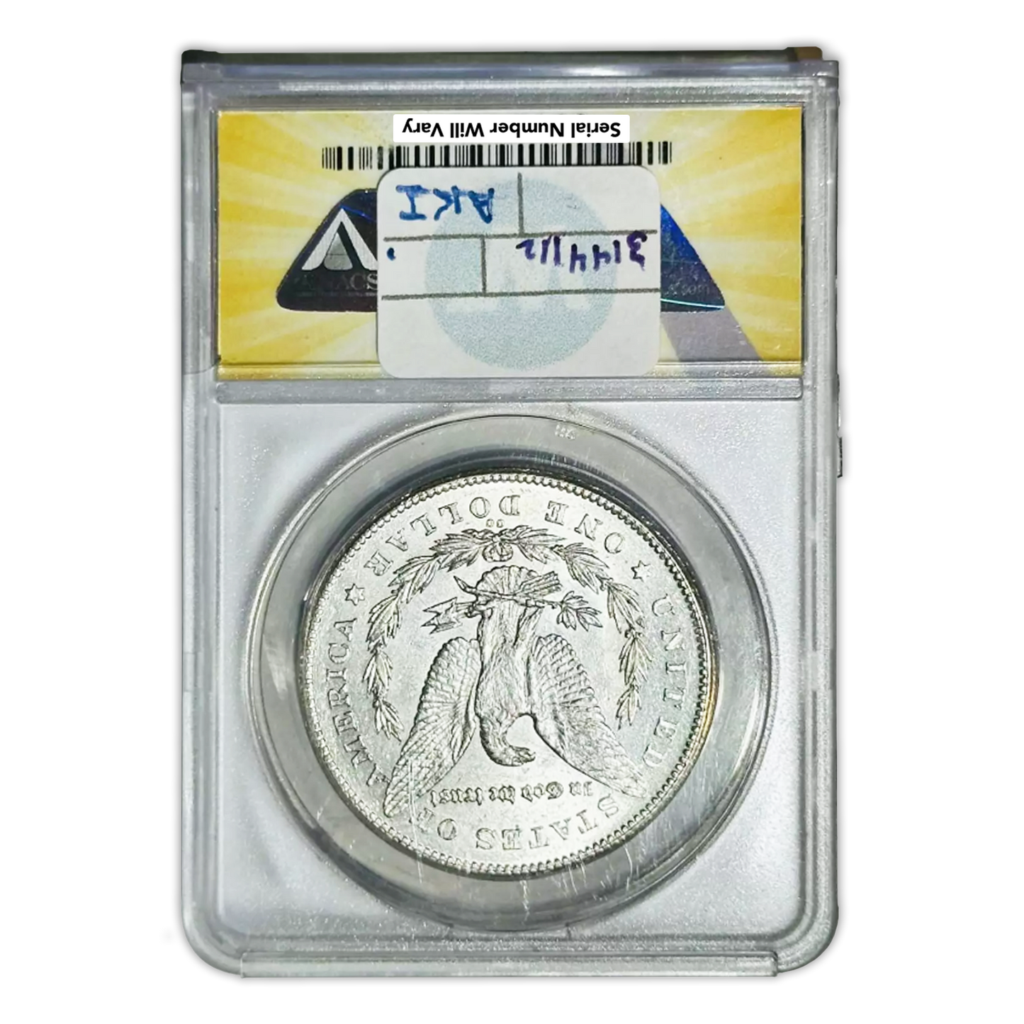 1878-CC Morgan Silver Dollar Carson City - ANACS AU55 VAM-9 Sight White