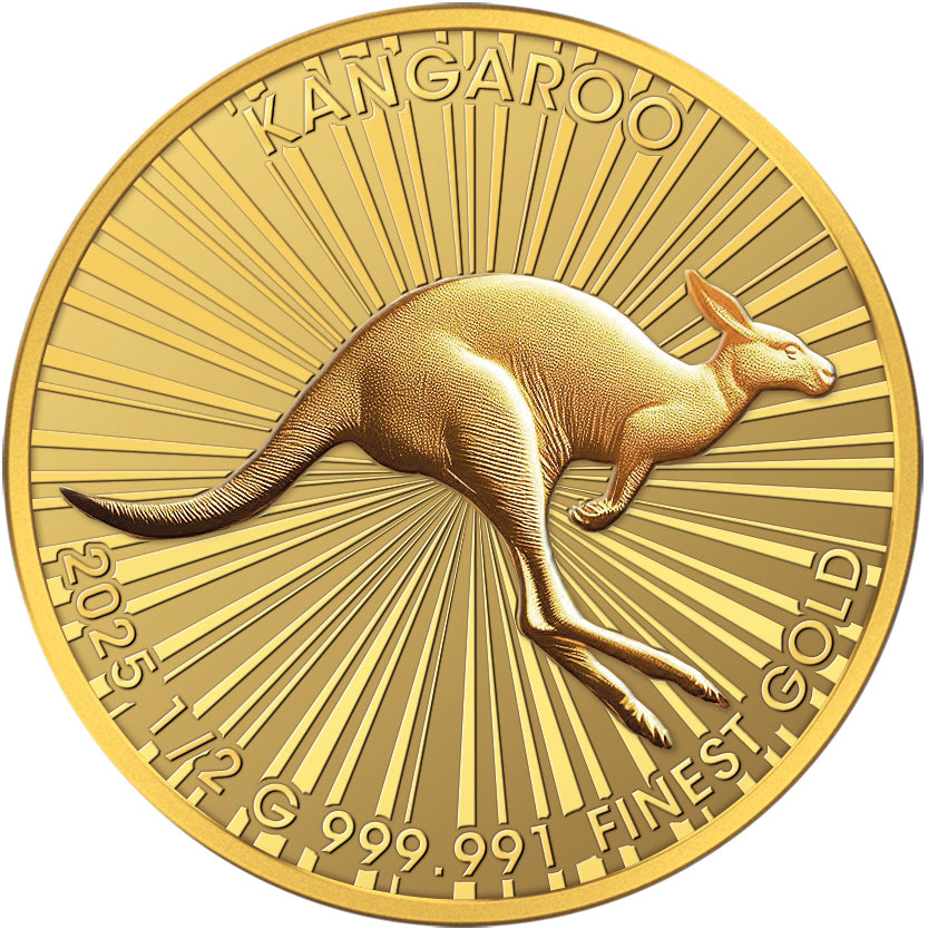 2025 Niue Kangaroo Ultimate Investment 3 pc 0.5g Coin Set - CoinsTV