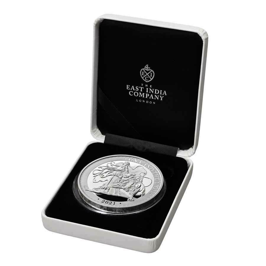 2021 St. Helena Una and The Lion - 5 oz Silver Proof Coin
